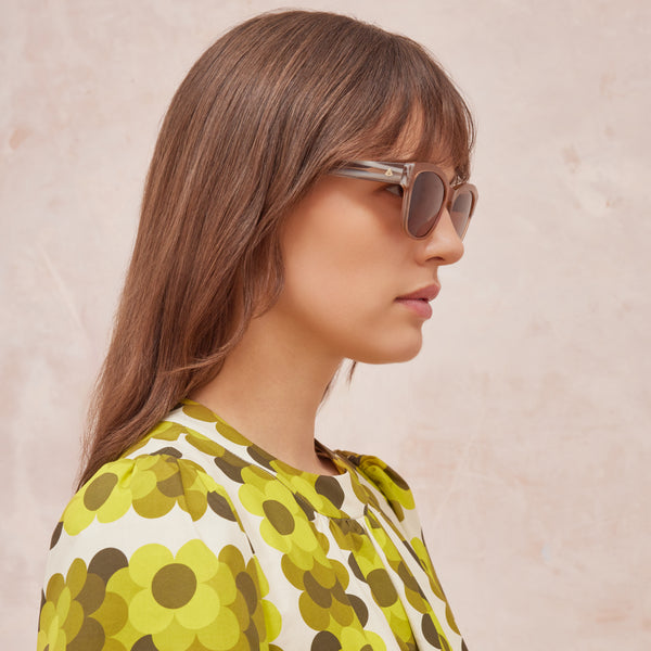 Orla Kiely Wisteria Sunglasses - Pink Champagne