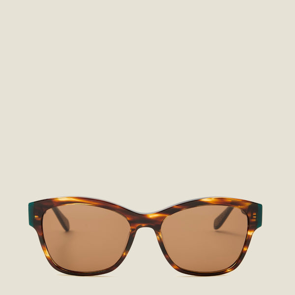 orla kiely Wisteria Sunglasses - Tortoisheshell & Teal