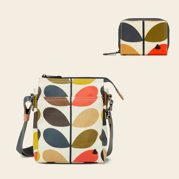 orla kiely Ranger Crossbody & Remember Me Purse Bundle Classic Stem