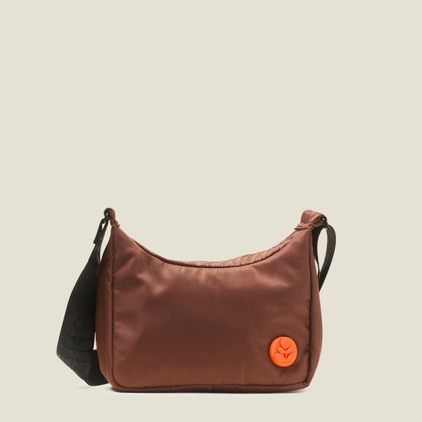 orla kiely Ratio Small Hobo Bag - Colourblock Chestnut