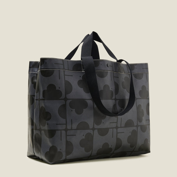 orla kiely Roll out Large Tote - Elephant Maze Charcoal