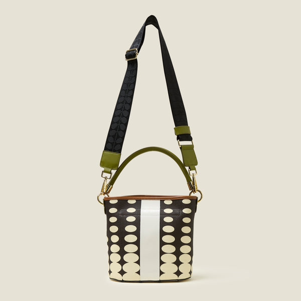 Orla Kiely Smile Sling Crossbody - Optical Oval Mocha
