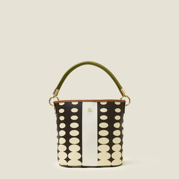 orla kiely Smile Sling Crossbody - Optical Oval Mocha