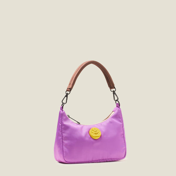 Orla Kiely Venn Mini Shoulder Bag - Colourblock Lilac