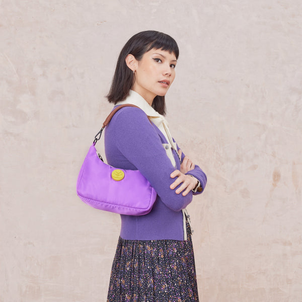 orla kiely Venn Mini Shoulder Bag - Colourblock Lilac