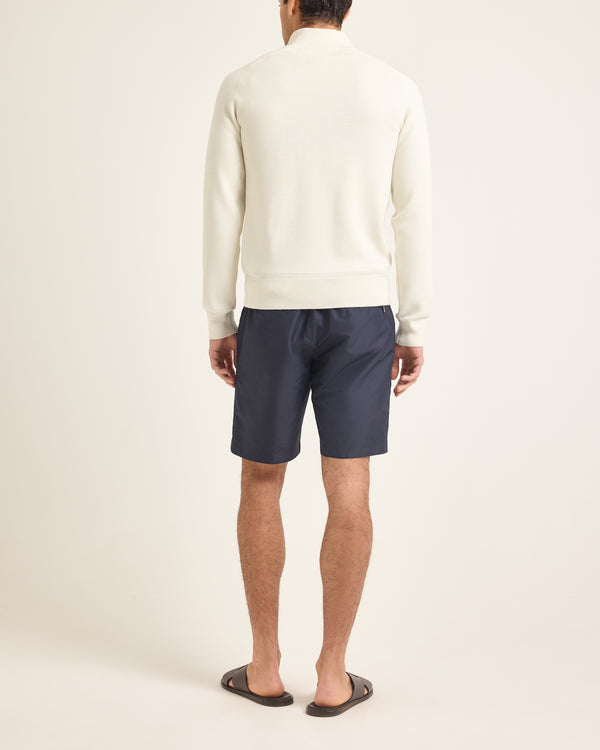 Orlebar Brown Beige Merino Knit Jacket | Mens Soft Tailoring – ORLEBAR BROWN