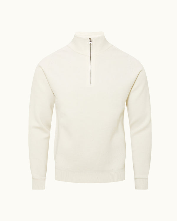 orlebar brown Beige Merino Knit Jacket | Mens Soft Tailoring – ORLEBAR BROWN