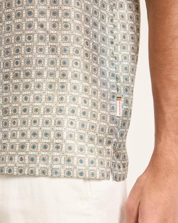 Orlebar Brown Beige Silk Shirt | Lightweight Summer Statement – ORLEBAR BROWN