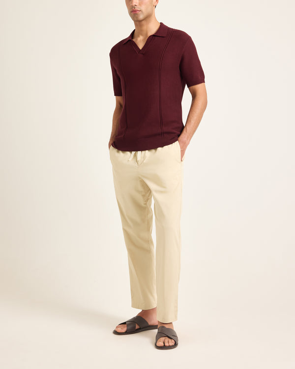 Orlebar Brown Beige Trousers | Cotton-Cashmere Smart Casual – ORLEBAR BROWN
