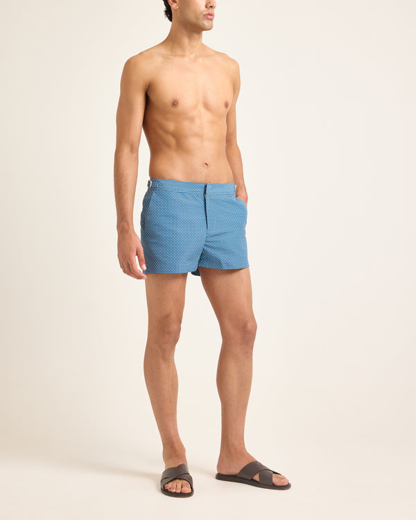 Orlebar Brown Blue Glaze Swim Shorts| Elegant Printed Fit – ORLEBAR BROWN