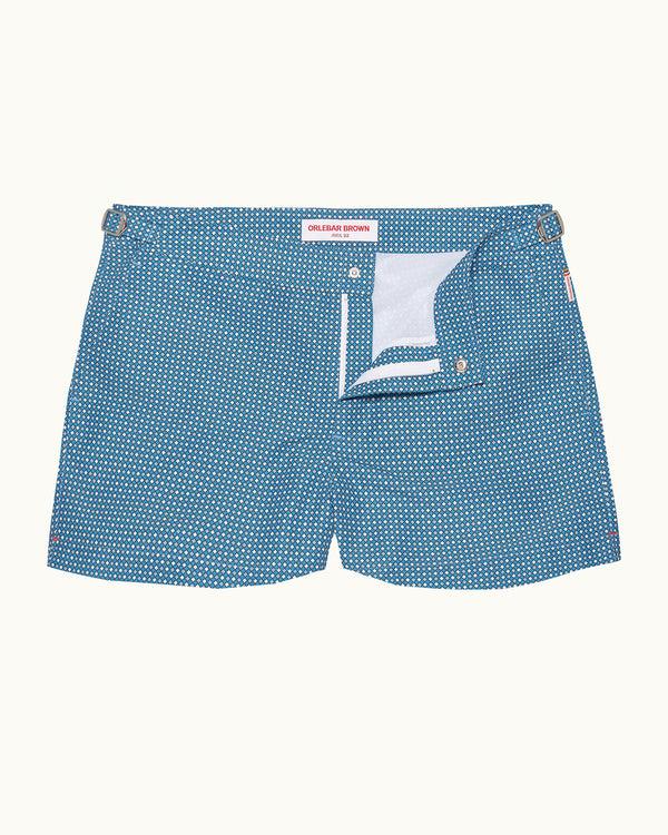 orlebar brown Blue Glaze Swim Shorts| Elegant Printed Fit – ORLEBAR BROWN
