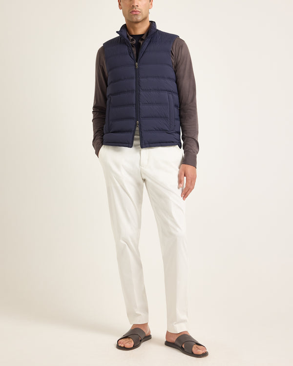 Orlebar Brown Blue Knitted Jacket | Mens Relaxed Luxury Style – ORLEBAR BROWN