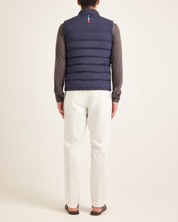 Orlebar Brown Blue Knitted Jacket | Mens Relaxed Luxury Style – ORLEBAR BROWN