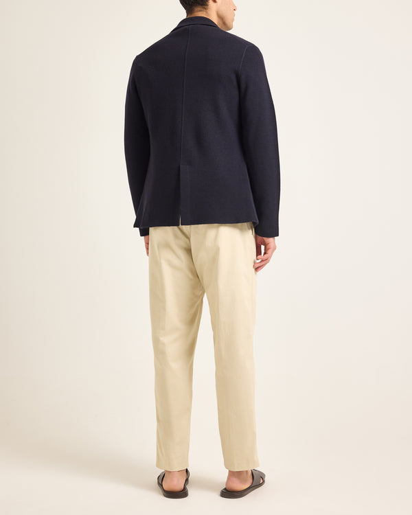 Orlebar Brown Blue Piqué Jacket | Lightweight Summer Jacket – ORLEBAR BROWN