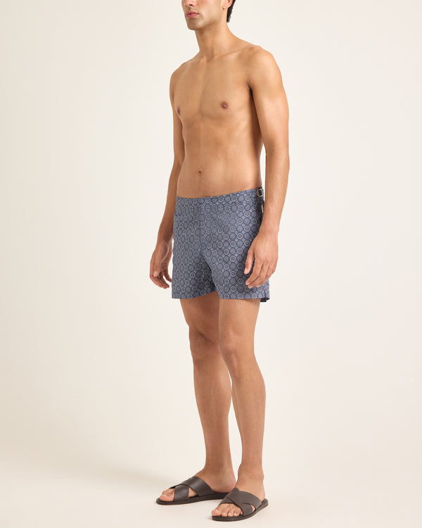 Orlebar Brown Blue Printed Swim Shorts | Alchemy-Inspired Fit – ORLEBAR BROWN