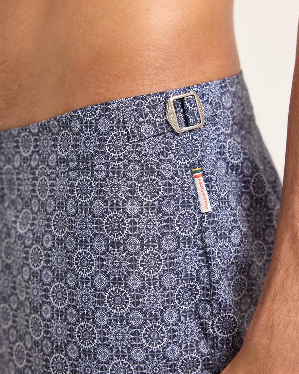 Orlebar Brown Blue Printed Swim Shorts | Alchemy-Inspired Fit – ORLEBAR BROWN