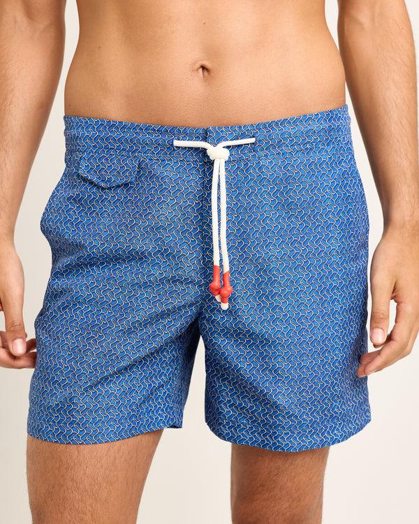 Orlebar Brown Blue Printed Swim Shorts | Riptide-Inspired Cut – ORLEBAR BROWN