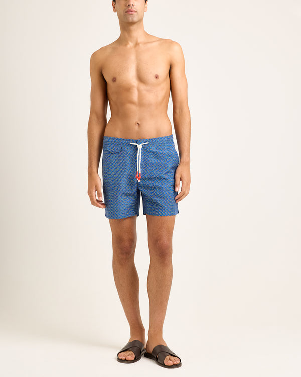 Orlebar Brown Blue Printed Swim Shorts | Riptide-Inspired Cut – ORLEBAR BROWN
