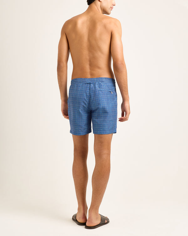 Orlebar Brown Blue Printed Swim Shorts | Riptide-Inspired Cut – ORLEBAR BROWN