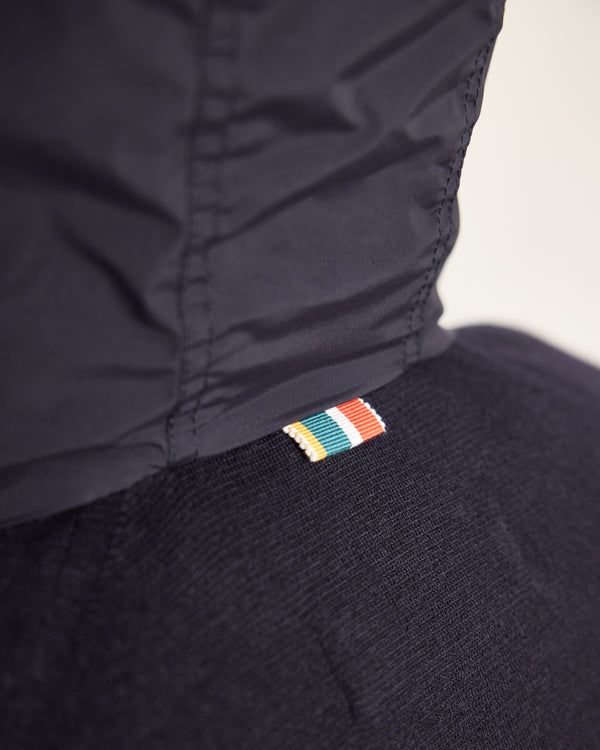 Orlebar Brown Blue Ribbed Zip Jacket | Luxury Outerwear – ORLEBAR BROWN