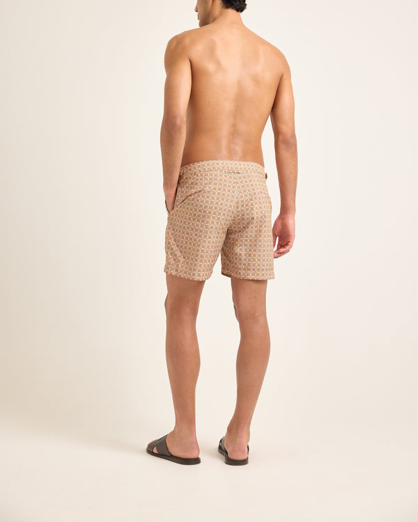 Orlebar Brown Bronze Printed Swim Shorts | Bold Summer Fit – ORLEBAR BROWN