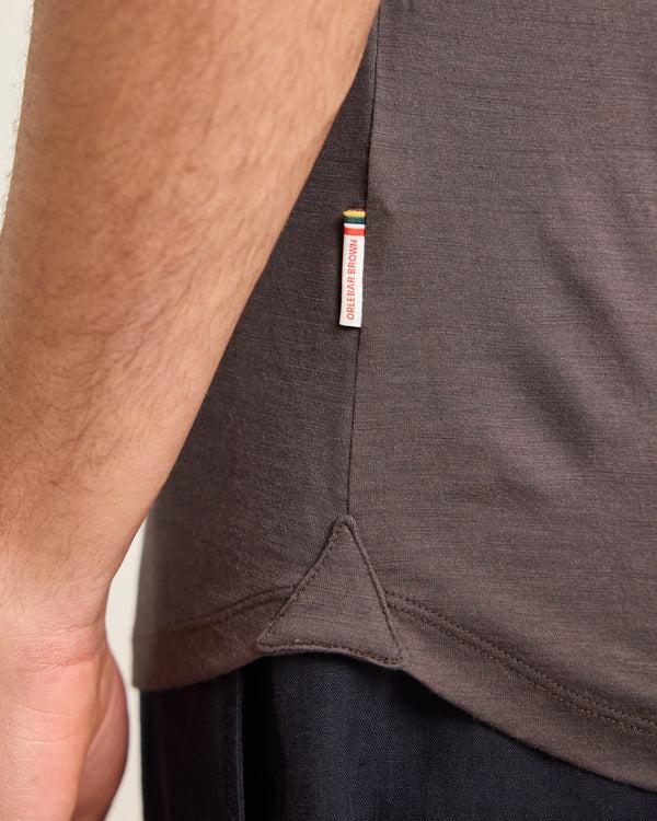 Orlebar Brown Brown Merino T-Shirt | Soft Tailored Smartwear – ORLEBAR BROWN