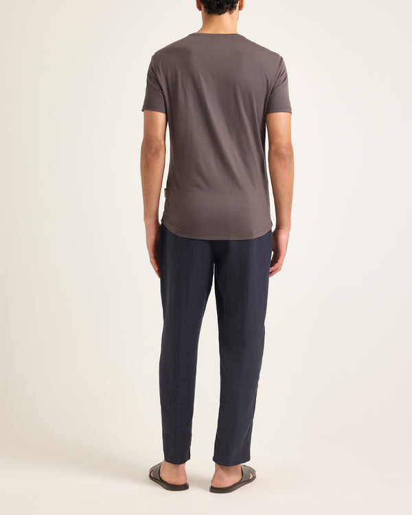 Orlebar Brown Brown Merino T-Shirt | Soft Tailored Smartwear – ORLEBAR BROWN
