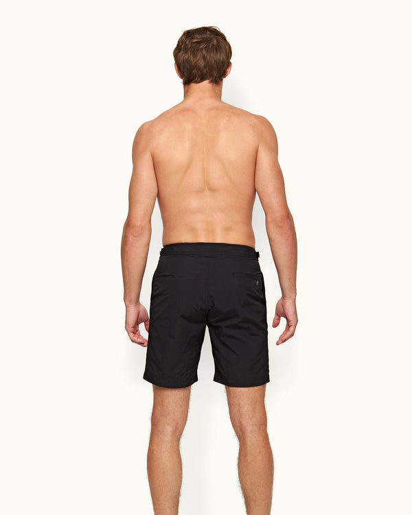Orlebar Brown Dane - Black Longest-Length Swim Shorts | Orlebar Brown – ORLEBAR BROWN
