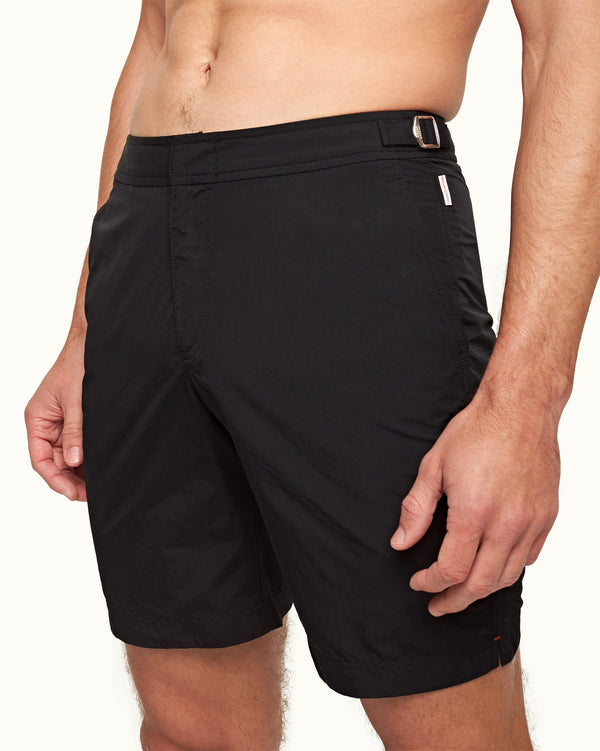 Orlebar Brown Dane - Black Longest-Length Swim Shorts | Orlebar Brown – ORLEBAR BROWN