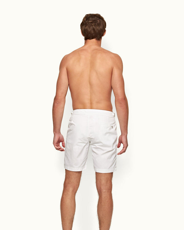 Orlebar Brown Dane - White Longest-Length Swim Shorts | Orlebar Brown – ORLEBAR BROWN
