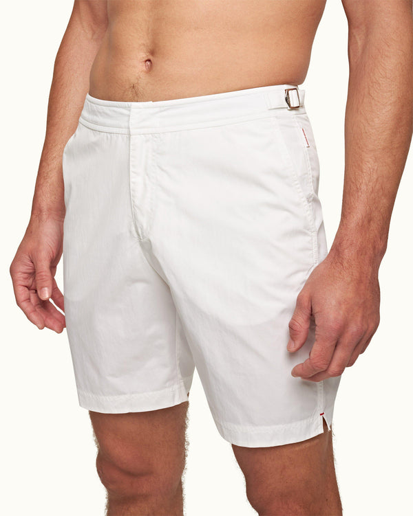 Orlebar Brown Dane - White Longest-Length Swim Shorts | Orlebar Brown – ORLEBAR BROWN