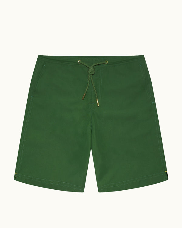 orlebar brown Green Drawcord Swim Shorts | Relaxed Fit Tailoring – ORLEBAR BROWN