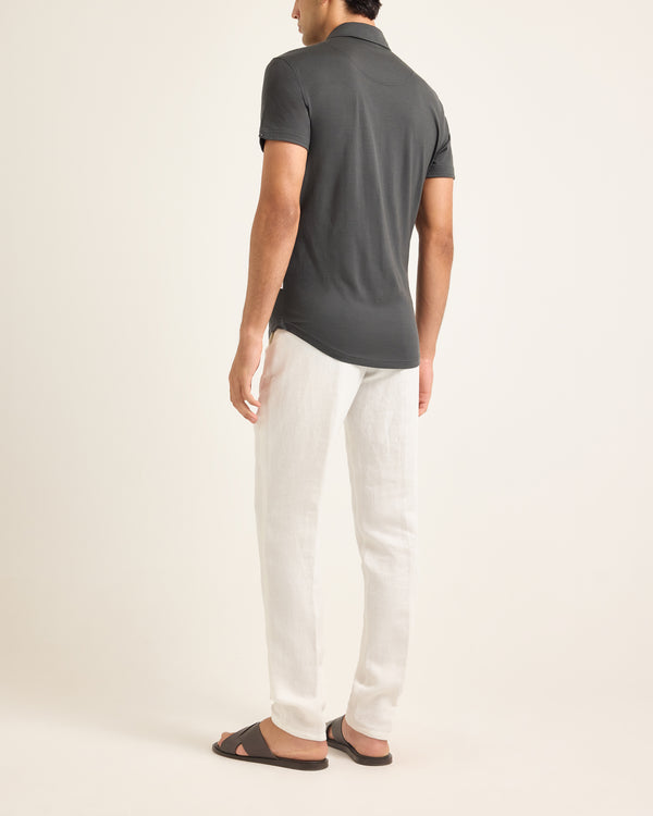 Orlebar Brown Green Merino Polo Shirt | Smart Lightweight Layer – ORLEBAR BROWN