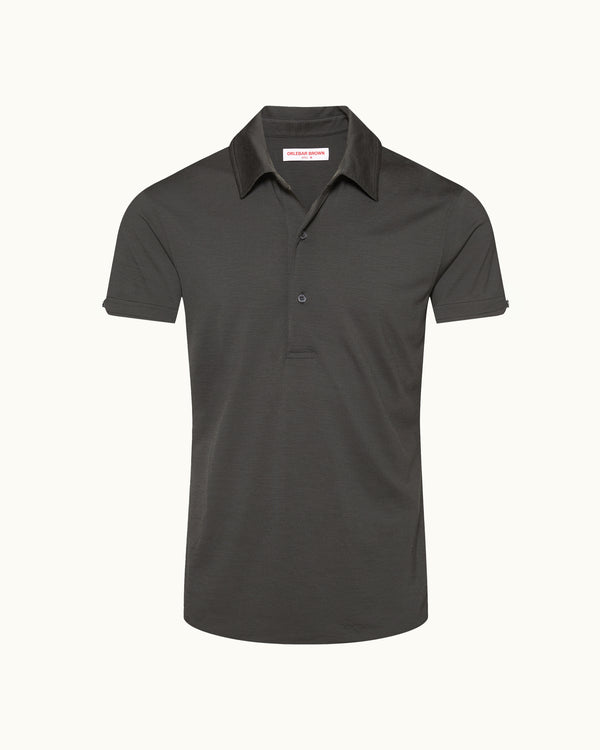 orlebar brown Green Merino Polo Shirt | Smart Lightweight Layer – ORLEBAR BROWN