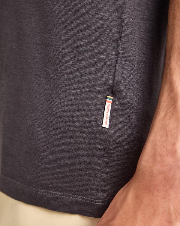Orlebar Brown Grey Linen T-Shirt | Everyday Smart Summer Fit – ORLEBAR BROWN