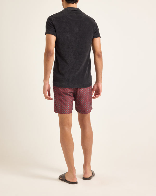 Orlebar Brown Grey Terry Polo Shirt | Retro-Inspired Resort Knit – ORLEBAR BROWN