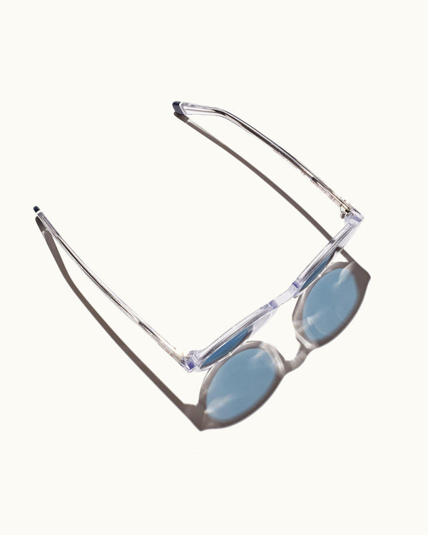 Orlebar Brown Harlyn - Glacier Round Sunglasses | Orlebar Brown – ORLEBAR BROWN