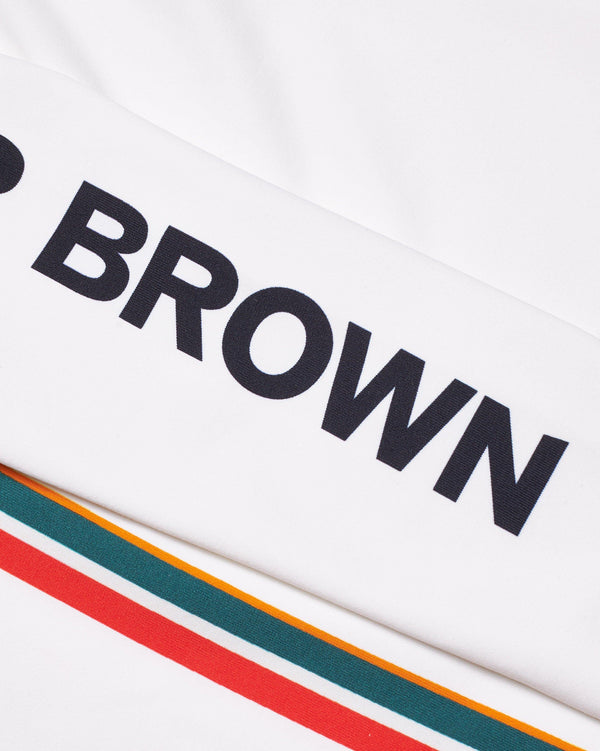 Orlebar Brown Kids' White Sand O.B Stripe UV-Resistant Rash Guard – ORLEBAR BROWN