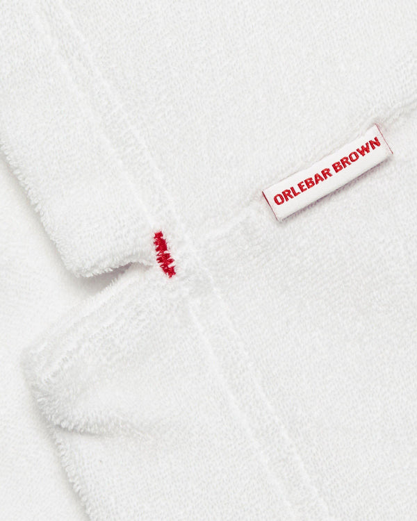 Orlebar Brown Kids' White Towelling Resort Polo Shirt – ORLEBAR BROWN