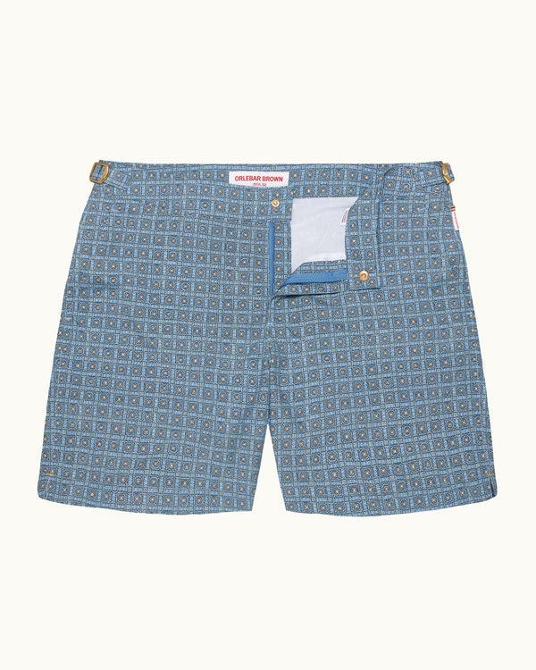 orlebar brown Light Blue Swim Shorts | Art-Inspired Resort Look – ORLEBAR BROWN