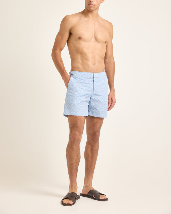 Orlebar Brown Men's Blue Printed Swim Shorts | Alchemy-Inspired Design – ORLEBAR BROWN