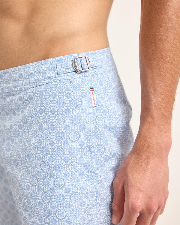 Orlebar Brown Men's Blue Printed Swim Shorts | Alchemy-Inspired Design – ORLEBAR BROWN
