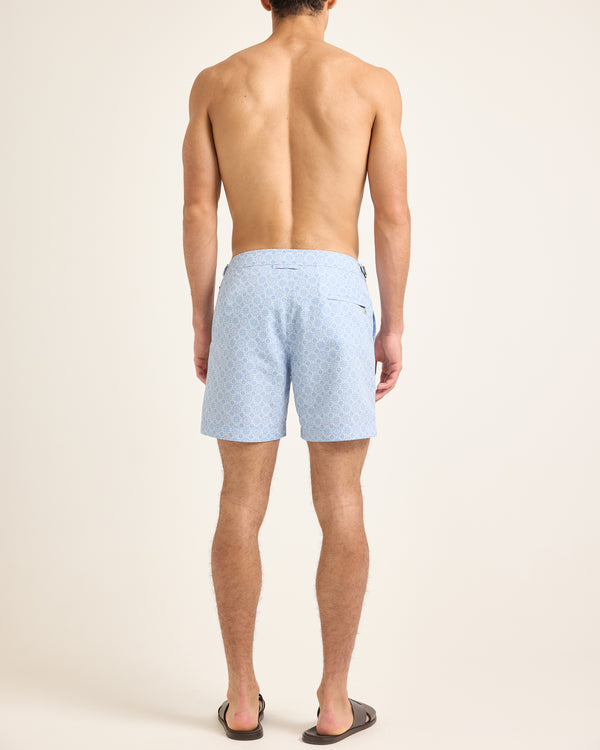 Orlebar Brown Men's Blue Printed Swim Shorts | Alchemy-Inspired Design – ORLEBAR BROWN