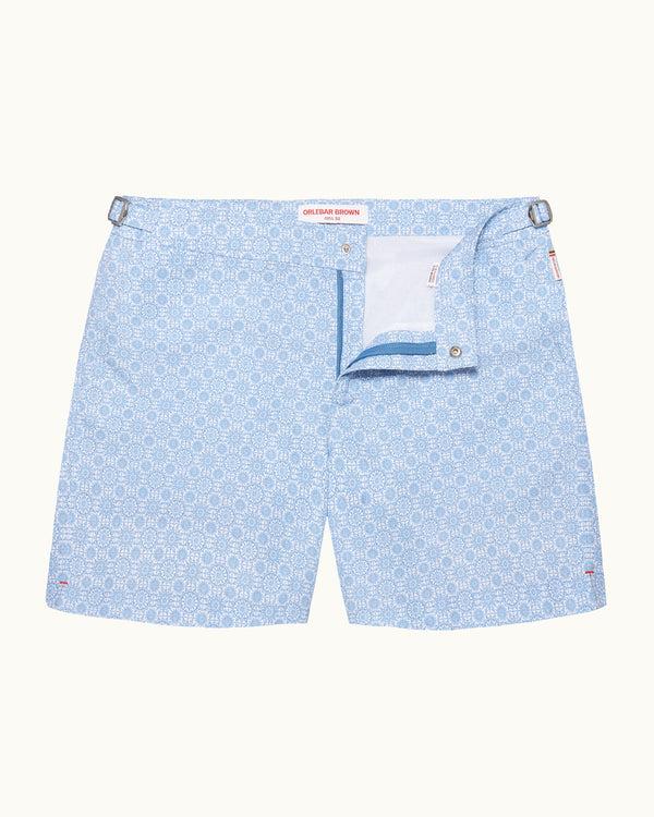 orlebar brown Men's Blue Printed Swim Shorts | Alchemy-Inspired Design – ORLEBAR BROWN