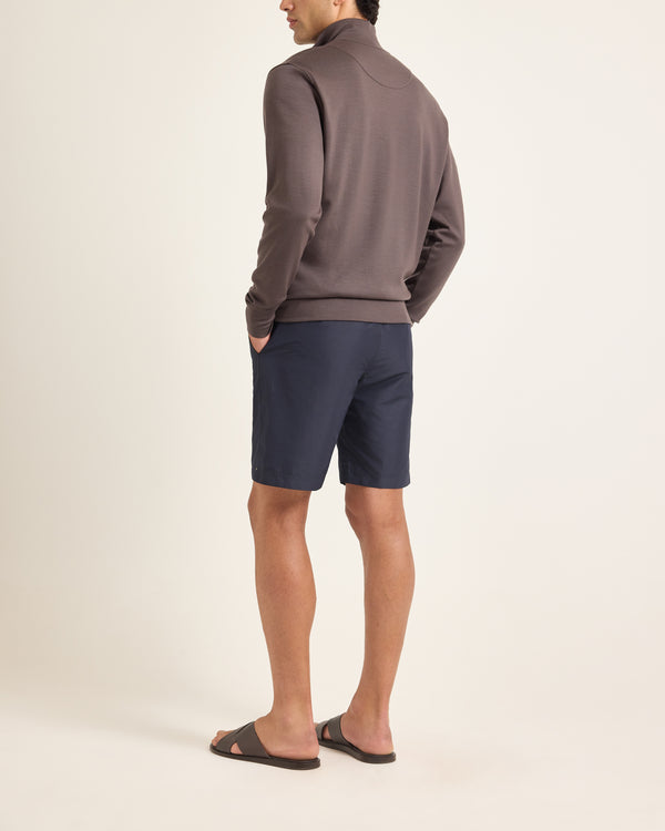 Orlebar Brown Men's Brown Merino Sweatshirt | Soft Everyday Layer – ORLEBAR BROWN