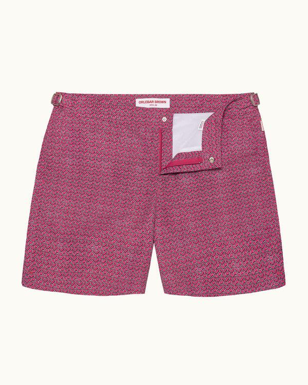 orlebar brown Men's Pink Wave Swim Shorts | Bold Poolside Look – ORLEBAR BROWN