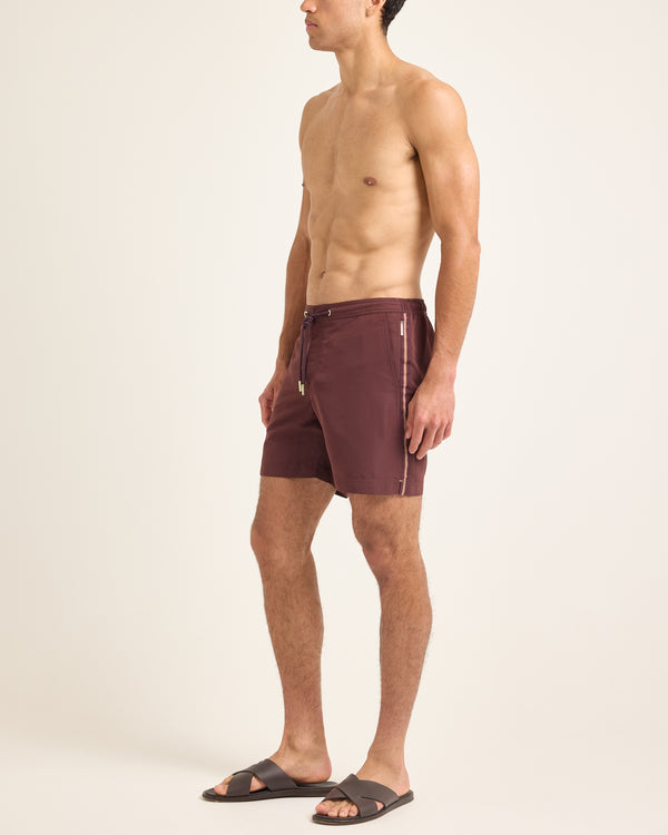 Orlebar Brown Men's Red Stripe Swim Shorts | Vibrant Resort Statement – ORLEBAR BROWN
