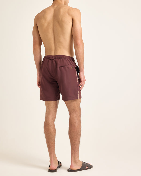 Orlebar Brown Men's Red Stripe Swim Shorts | Vibrant Resort Statement – ORLEBAR BROWN