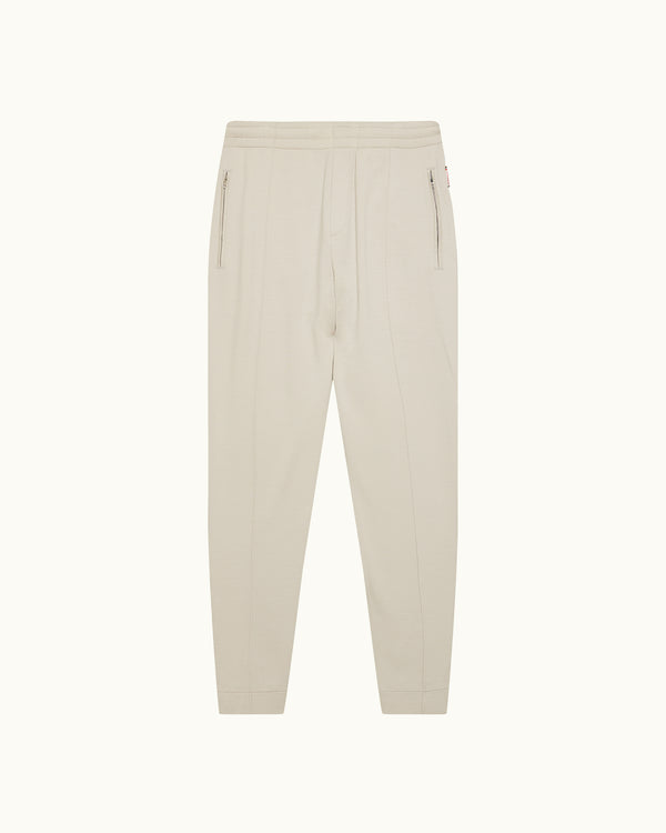 orlebar brown Mens Beige Merino Sweatshirt | Relaxed Resortwear Knit – ORLEBAR BROWN