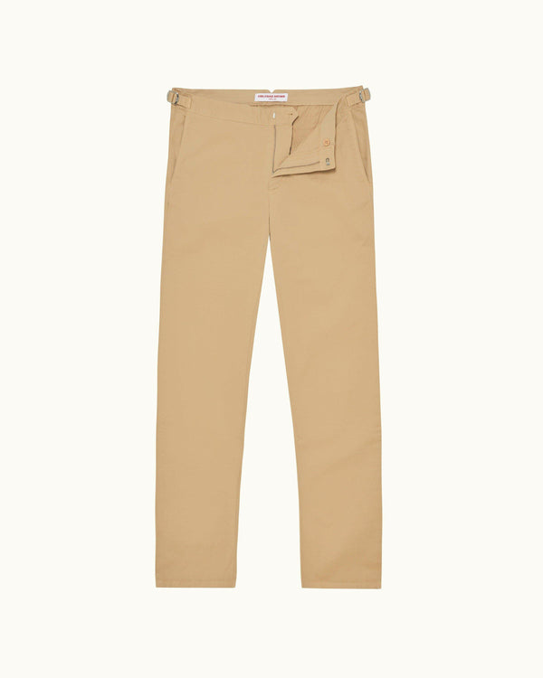 orlebar brown Mens Beige Tailored Fit Chinos | Luxury Menswear | Orlebar Brown – ORLEBAR BROWN
